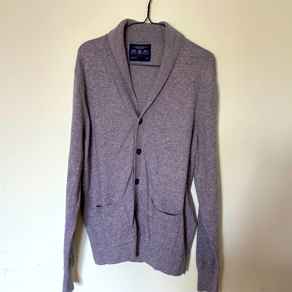 American Eagle Large Grey Cadigan - Picture 1 of 5